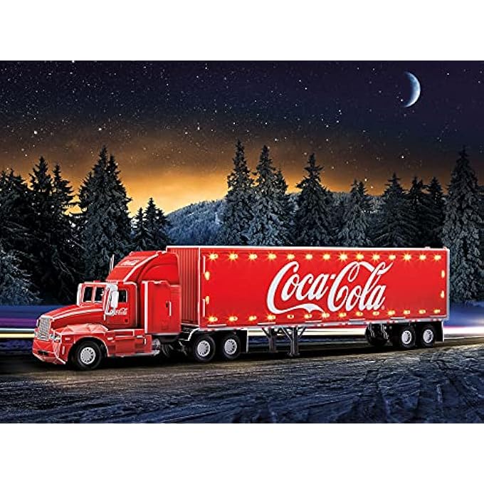 00152 COCA COLA TRUCK 3D PUZZLE (LED EDITION), RED - Image 2